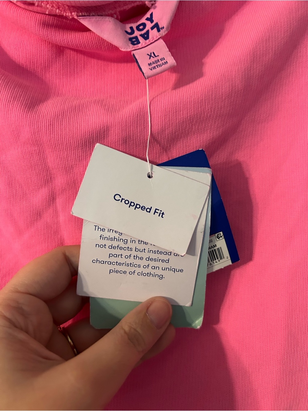 JoyLab Cropped Fit Off-Shoulder Sweatshirt - Picture 4 of 7